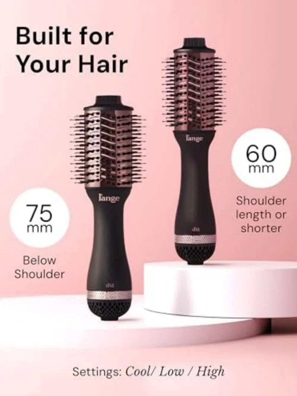 2-in-1 Titanium Blow Dryer Brush | Frizz Control & Volumizing Hot Air Styler
